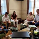 Nuevas autoridades de la UCR con el Intendente