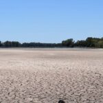 La Laguna de Bragado en varios sectores sin una gota de agua