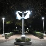 Comodoro Py: la Plaza Manuel Belgrano estrenó su nueva iluminación LED