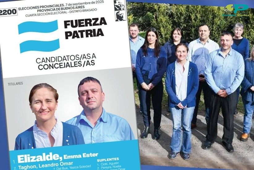 Fuerza Patria presentó su boleta para las elecciones del 7 de septiembre