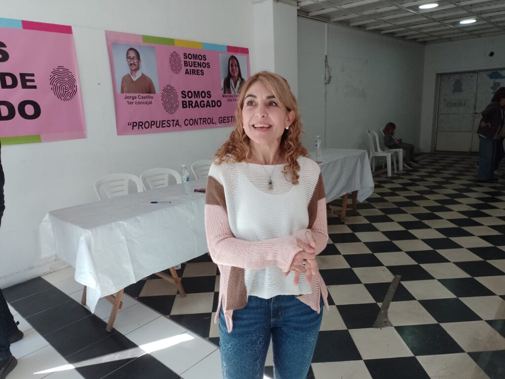 Natalia Quintana visitó Bragado y fue recibida por Jorge Castillo Política