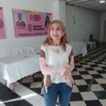 Natalia Quintana visitó Bragado y fue recibida por Jorge Castillo