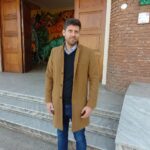 César Muñoz el funcionario nacional votó en la Escuela Normal de Bragado