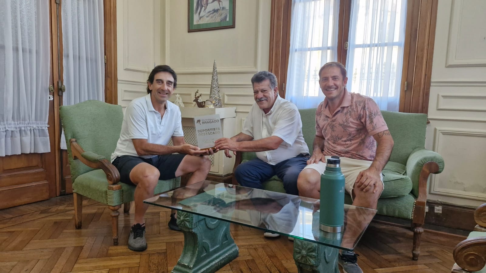 Barenghi reconoció como Deportista Destacado a Aldo 