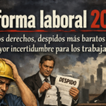 Reforma laboral 2026: menos derechos, despidos más baratos y mayor incertidumbre para los trabajadores